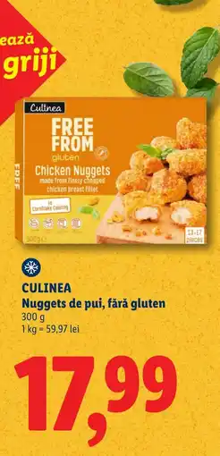 Lidl CULINEA Nuggets de pui, fără gluten Ofertă