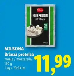 Lidl MILBONA Brânză proteicǎ Ofertă