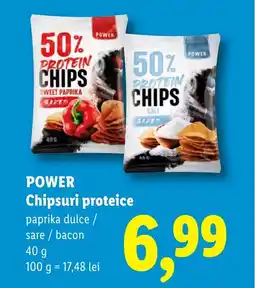 Lidl POWER Chipsuri proteice Ofertă