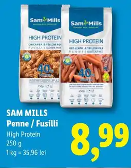 Lidl SAM MILLS Penne / Fusilli Ofertă