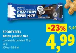 Lidl SPORTYFEEL Baton proteic Neo Ofertă