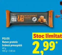 Lidl PILOS Baton proteic brânză proaspătă Ofertă