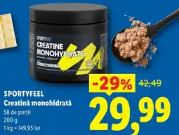Lidl SPORTYFEEL Creatinǎ monohidrată Ofertă