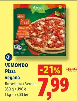 Lidl VEMONDO Pizza veganǎ Ofertă