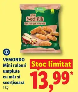 Lidl VEMONDO Mini rulouri umplute cu măr şi scorţişoară Ofertă