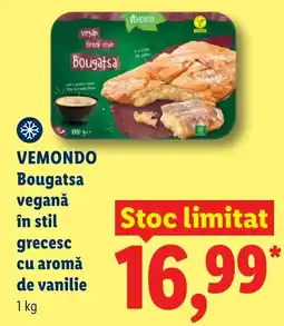Lidl VEMONDO Bougatsa veganǎ în stil grecesc cu aromă de vanilie Ofertă