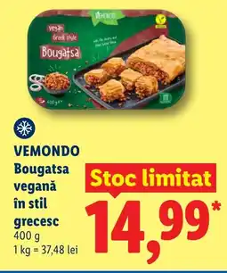 Lidl VEMONDO Bougatsa veganǎ în stil grecesc Ofertă