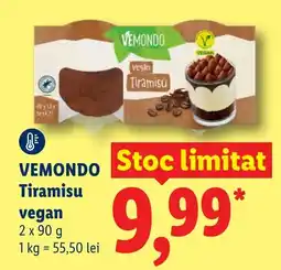 Lidl VEMONDO Tiramisu vegan Ofertă