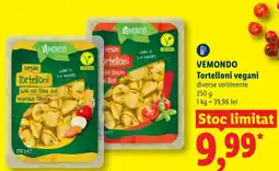 Lidl VEMONDO Tortelloni vegani Ofertă