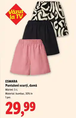 Lidl ESMARA Pantaloni scurţi, damă Ofertă