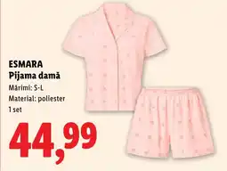 Lidl ESMARA Pijama damă Ofertă
