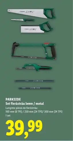 Lidl PARKSIDE Set fierăstrău lemn / metal Ofertă