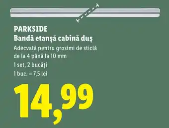 Lidl PARKSIDE Bandă etanșă cabină duș Ofertă