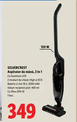 Lidl SILVERCREST Aspirator de mână, 2 în 1 Ofertă