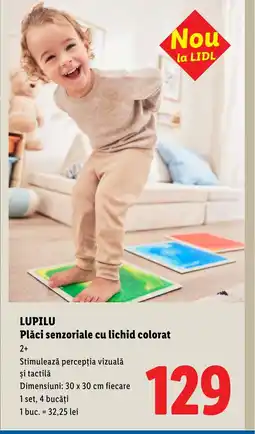 Lidl LUPILU Plăci senzoriale cu lichid colorat Ofertă