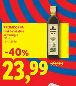 Lidl PRIMADONNA Ulei de măsline extravirgin Ofertă