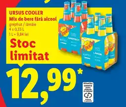 Lidl URSUS COOLER Mix de bere fără alcool Ofertă