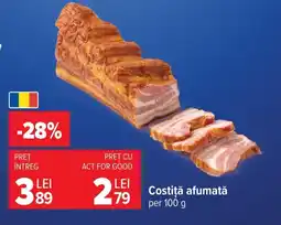 Carrefour Market Costită afumată Ofertă