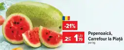 Carrefour Market Pepenoaică, Carrefour la Piaţă Ofertă