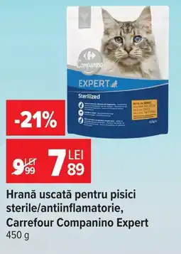 Carrefour Market Hrană uscată pentru pisici sterile/antiinflamatorie, Carrefour Companino Expert Ofertă
