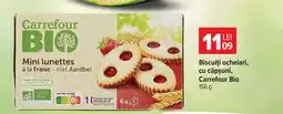 Carrefour Market Biscuiți ochelari, cu căpşuni, Carrefour Bio Ofertă