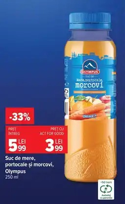 Carrefour Market Suc de mere, portocale şi morcovi, Olympus Ofertă