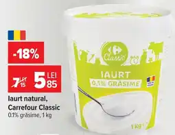 Carrefour Market laurt natural, Carrefour Classic Ofertă