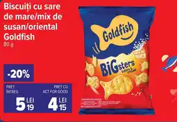 Carrefour Market Biscuiți cu sare de mare/mix de susan/oriental Goldfish Ofertă