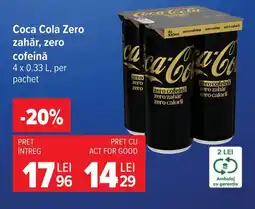 Carrefour Market Coca Cola Zero zahăr, zero cofeină Ofertă