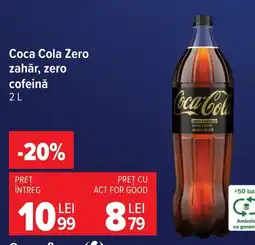 Carrefour Market Coca Cola Zero zahăr, zero cofeină Ofertă