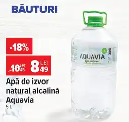 Carrefour Market Apă de izvor natural alcalină Aquavia Ofertă