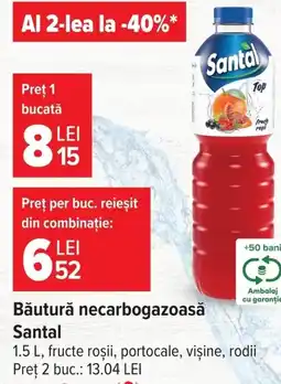 Carrefour Market Băutură necarbogazoasă Santal Ofertă