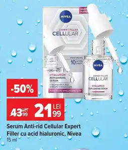 Carrefour Market Serum Anti-rid Cellular Expert Filler cu acid hialuronic, Nivea Ofertă