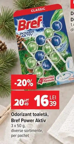Carrefour Market Odorizant toaletă, Bref Power Aktiv Ofertă