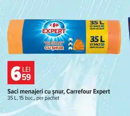 Carrefour Market Saci menajeri cu şnur, Carrefour Expert Ofertă