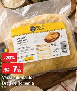 Carrefour Market Varza murată, foi Drag de România Ofertă