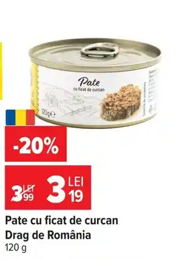 Carrefour Market Pate cu ficat de curcan Drag de România Ofertă