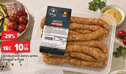 Carrefour Market Cârnaţi picanți pentru grătar, Carrefour la Piaţă Ofertă