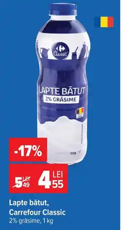 Carrefour Market Lapte bătut, Carrefour Classic Ofertă