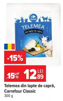 Carrefour Market Telemea din lapte de capră, Carrefour Classic Ofertă