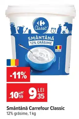 Carrefour Market Smântână Carrefour Classic Ofertă