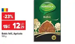Carrefour Market Babic felii, Agricola Ofertă