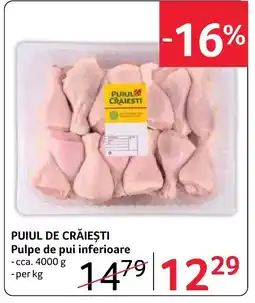 Selgros PUIUL DE CRĂIEȘTI Pulpe de pui inferioare Ofertă