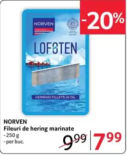 Selgros NORVEN Fileuri de hering marinate Ofertă