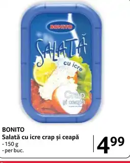 Selgros BONITO Salată cu icre crap şi ceapă Ofertă