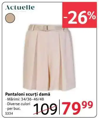 Pantaloni scurți, damă