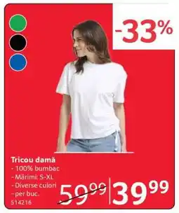 Selgros Tricou damă Ofertă