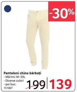 Selgros Pantaloni Chino, bărbați Ofertă