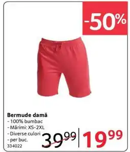 Selgros Bermude damă Ofertă