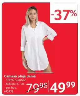 Selgros Cămașă plajă damă Ofertă